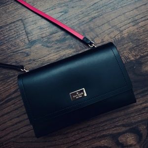 Black + Pink Kate Spade Purse (NWOT)